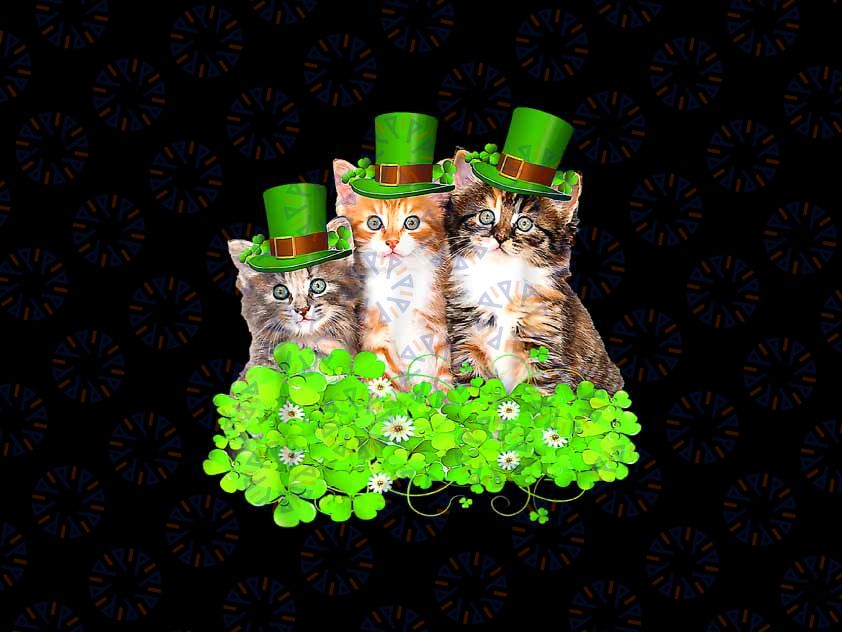 PNG ONLY Three Cat St Patricks Day Png, Kitty Kitten Lover Irish Png, St Patricks Day Png, Digital Download