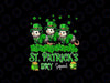 PNG ONLY St Patrick's Day Squad Three Cute Opossums Shamrocks Zoo Png, Patrick's Day Png, Digital Download