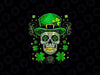 PNG ONLY Sugar Skull Saint Patricks Day of Dead Png, Shamrock Skull Png, Patrick's Day Png, Digital Download