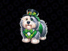 PNG ONLY St. Patricks Day English Sheepdog Leprechaun Png Dog Png Shamrock St Patrick's Day Instant Download