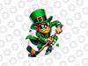 PNG ONLY Leprechaun Playing Hockey Png, St Patricks Day Sport Png, Patrick's Day Png, Digital Download