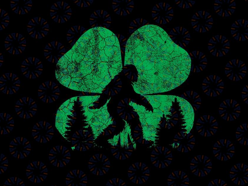 PNG ONLY St Patricks Day Big-foot Sasquatch Png, Saint Paddys Irish Png, Patrick's Day Png, Digital Download