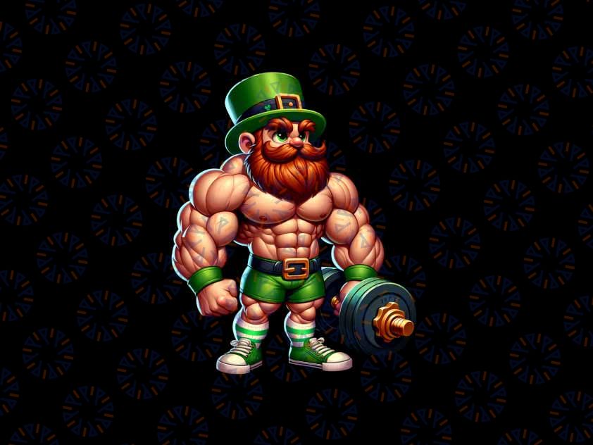 PNG ONLY St Patricks Day Workout Weightlifting Saint Paddys Gym Png, Patrick's Day Png, Digital Download