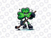 PNG ONLY Hockey Lovers Players St Patricks Day Shamrock Png, Irish Hockey Shamrock Png, Patrick's Day Png, Digital Download