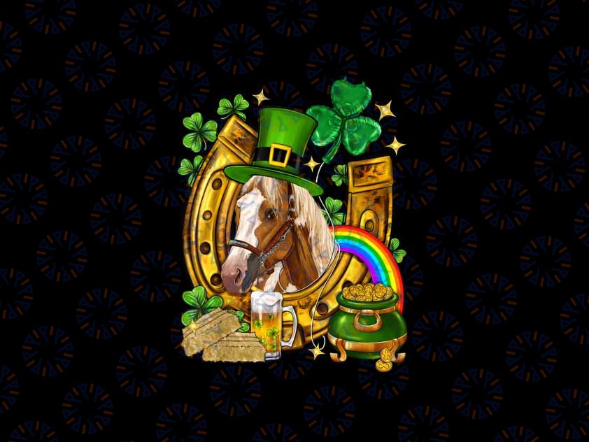 PNG ONLY Horse Luck Gold St. Patrick's Day Png, Lucky Irish Horse Png, Patrick's Day Png, Digital Download