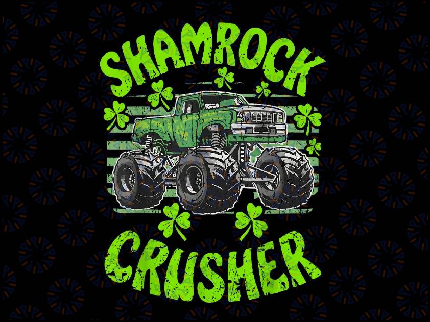 PNG ONLY St Patricks Crusher for Monster Truck St Patricks Day Png, Patrick's Day Png, Digital Download