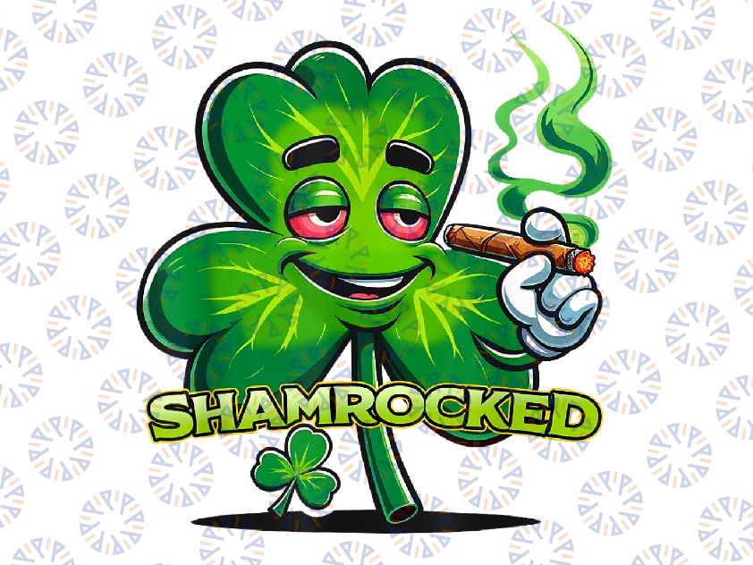 PNG ONLY St Patricks Day Clover Shamrock Png, Shamrock Smoke Png, St Patricks Day Png, Digital Download
