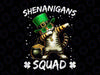 PNG ONLY Shenanigans Squad Dabbing Cat Png, St Patricks Day Hat Funny Png, St Patricks Day Png, Digital Download