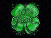 PNG ONLY 0% Irish Patrick's Day Shamrock Clover Png, Saint Patricks 2024, St Patricks Day Png, Digital Download