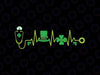 Funny Lucky ICU Nurse St Patricks Day Shamrock Svg, Lucky Nurse Svg Png, Patrick's Day Png, Digital Download