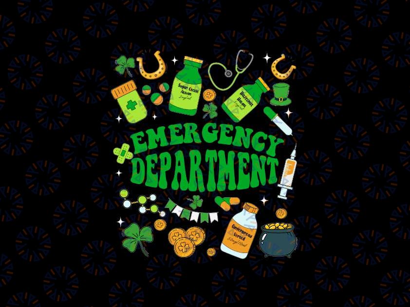 Emergency Department ER ED Nurse Png, Nurse St. Patrick's Day Png,  Patrick's Day Png, Digital Download