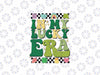 Retro In My Lucky Era Svg, St Patricks Day Shamrock Lucky Charm Svg, Patrick's Day Png, Digital Download