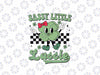 Retro Groovy St Patricks Day Sassy Little Lassie Svg, Irish Lucky Little Shamrock Svg, Patrick's Day Png, Digital Download