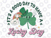 It's a Good Day to Have a Lucky Day Svg, Groovy St Patricks Day Svg, Patrick's Day Png, Digital Download