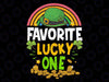 St Patricks Day Favorite Lucky One Png, Patrick's Day Png, Digital Download