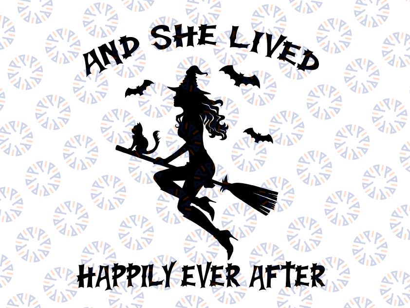 She lived happily ever after svg Halloween Svg, Witcher svg, dxf,eps,png, Digital Download