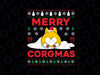 Merry Corgmas Print File - Christmas Corgi SVG - Corgi Sublimation - Corgi Print File - Welsh Corgi Clipart