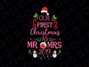 Our First Christmas Together as Mr and Mrs, First Christmas together svg, Mr and Mrs svg, Christmas svg, Christmas Cut File, Couple svg