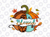 Blessed Pumpkin PNG Sublimation Design, Thanksgiving Pumpkin Leopard Png, Thanksgiving Png, Digital Download