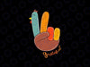 Peace Sign Turkey Hand Cool Thanksgiving Hippie Svg, Peace Sign Turkey Svg, Turkey Lover Svg, Thanksgiving Png, Digital Download