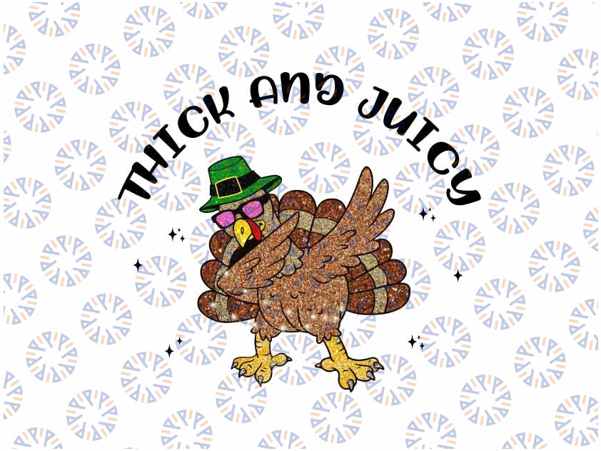 Thanksgiving Turkey Thick And Juicy Png, Dabbing Turkey, Turkey face Png, Thanksgiving Png, Digital Download