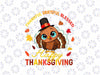 Thankful Grateful Blessed Thanksgiving Turkey Girls Svg, Turkey Face Autumn Svg, Thanksgiving Png, Digital Download