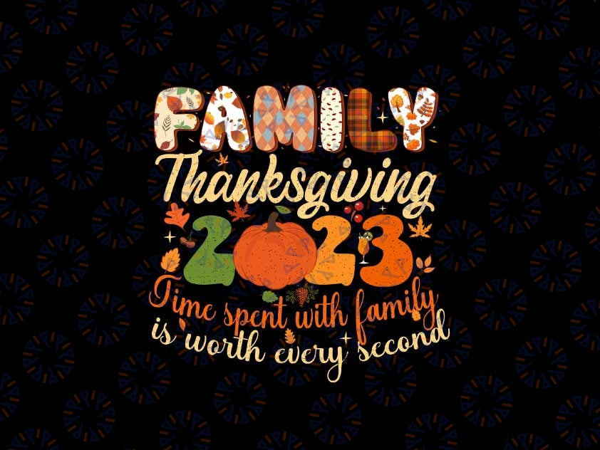 Family Thanksgiving 2023 Pumpkin Family Png, Thanksgiving Dinner Pumpkin Png, Thanksgiving Png, Digital Download