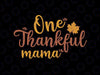 One Thankful Mama Svg, Thanksgiving Autumn Svg, Fall Thanksgiving Mama, Thanksgiving Png, Digital Download