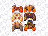 PNG ONLY- Thanksgiving Fall Gaming Controllers Turkey Png, Funny Boy Gamer Lover Png, Thanksgiving Png, Digital Download