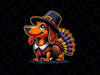 PNG ONLY- Humor Thanksgiving Turkey Weiner Dachshund Dog Png, Turkey Dog Png, Thanksgiving Png, Digital Download