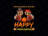 PNG ONLY- Thankful Grateful Blessed Little Turkey Png, Happy Thanksgiving Turkey Png, Digital Download