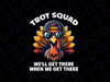 PNG ONLY- Thanksgiving Turkey Running Turkey Trot Png, Trot Squad Turkey Png, Thanksgiving Png, Digital Download