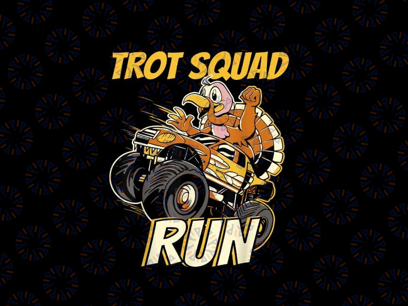 PNG ONLY- Turkey Run Thanksgiving Running Truck Png, Turkey Trot Squad Run Png, Happy Thanksgiving Png, Digital Download