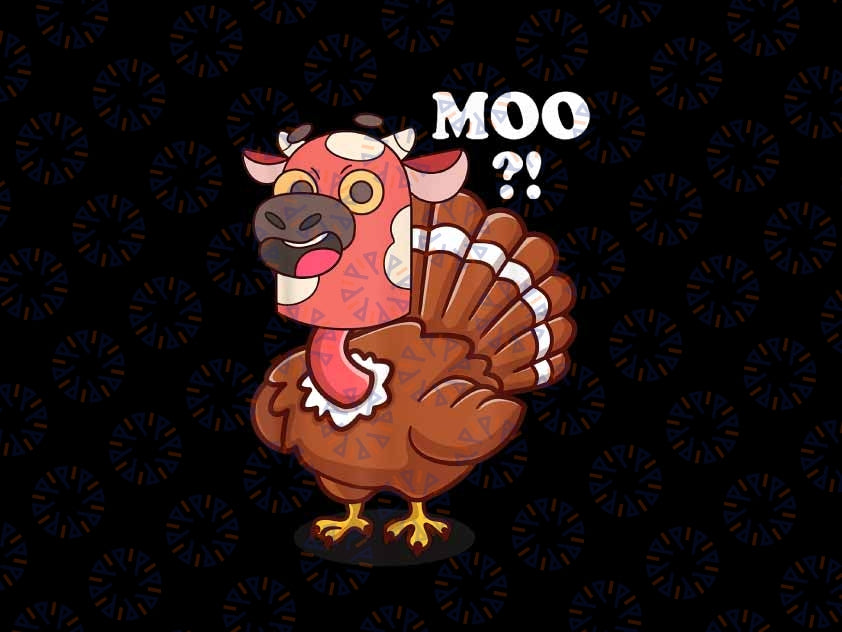 PNG ONLY- Turkey Moo Funny Thanksgiving Png, Funny Thanksgiving Png, Thanksgiving Turkey png, Thanksgiving Png, Digital Download