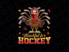 PNG ONLY- Thankful For Hockey Thanksgiving Funny Turkey Playing Hockey Png, Thanksgiving Play Sprot Png, Thanksgiving Png, Digital Download