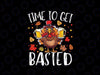 PNG ONLY- Time To Get Basted Beer Thanksgiving Png, Turkey Funny Drink Beer Png, Thanksgiving Png, Digital Download