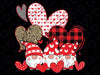 Three Gnomes Holding Hearts Valentines Day Png, Cute Three Gnomes Holding Hearts Png, Valentines Day Digtial Png