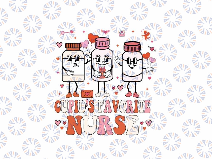 Cupid's Favorite Nurse Svg, Valentine Nurse Svg, ER nurse Valentine Svg, XoXo Nurse, Valentine's Day Digital Design Download