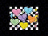 Teacher Conversation Hearts Valentines Day Png, Retro Teaching Little Heart Leopard Png, Valentine Png, Digital Download