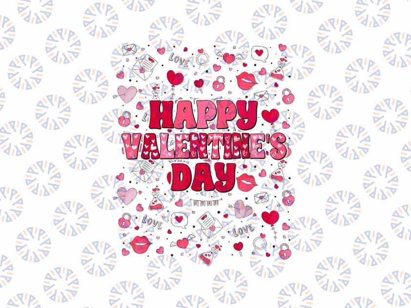 PNG ONLY Happy Valentines Day Couple Matching Png, Valentine Love PNG, Trendy Valentine's Png, Valentines Day Png, Digital Download