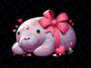 PNG ONLY Manatee Valentine Hearts Animal Sea Ocean Png, Valentine Animal Png, Valentines Day Png, Digital Download