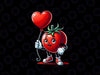 PNG ONLY Tomato Heart Balloon Valentine's Day Png, Cute Tomatoes Vegetable Heart Png,Valentines Day Png, Digital Download