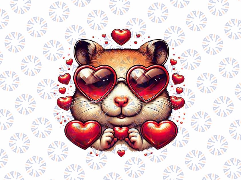 PNG ONLY Heart Sign Hand Hamster Png, Hamster Valentine Lover Png, Valentines Day Png, Digital Download