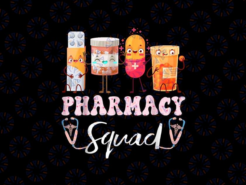 PNG ONLY Pharmacy Squad Valentines Cute Pills Png, Pharmacist Pharm Tech Png, Valentines Day Png, Digital Download