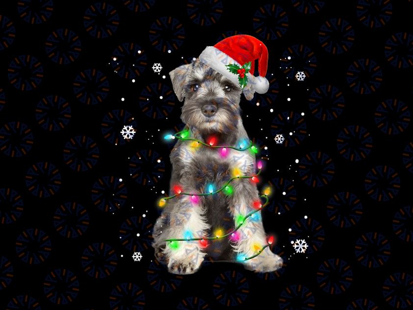 Schnauzer Dogs Tree Christmas PNG, Xmas Pet Animal Dog png, Merry Christmas Schnauzer PNG, Merry Christmas Dog Sublimation Design