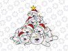 Polar Bear Christmas Tree PNG, Funny Animal Christmas Polar Bears PNG, Christmas Polar Bear Lights Png, Christmas Png, Funny Christmas Png