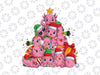 Kawaii Axolotl Christmas Tree Pajama PNG, Axolotl Tree Xmas Png, Christmas Tree Cute Axolotl Gift Png Sublimation Design