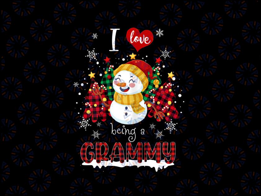 I Love Being A Grammy Snowman Christmas Png, Funny Xmas Png, Snowman Grammy, Mimi, Christmas sign, Christmas Png