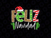 Feliz Navidad PNG, Cute Feliz Navidad Christmas PNG, Spanish Christmas PNG, Cactus Christmas Raglan Png, Southern Christmas Png