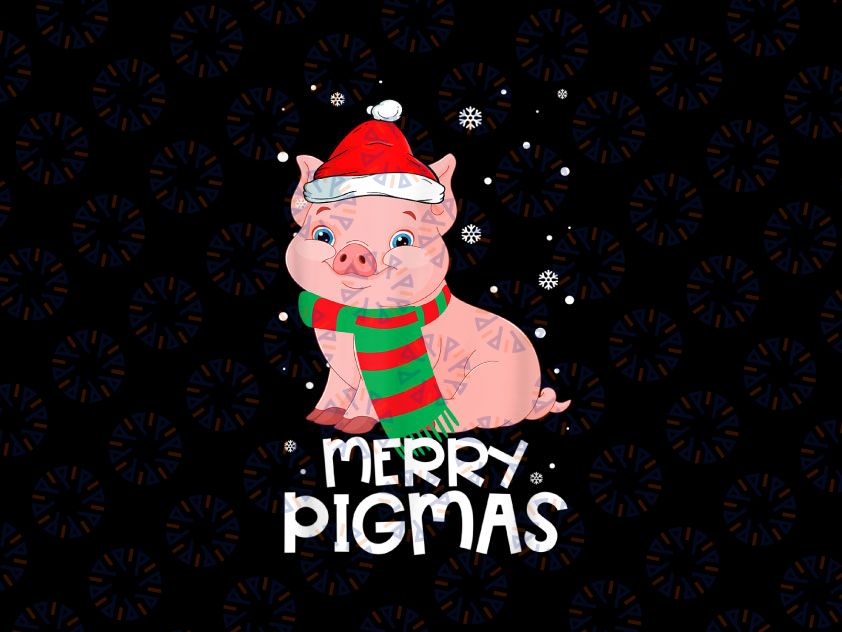 Christmas Merry Pigmas PNG, Funny Xmas Pajama Gifts PNG, Christmas PNG, Funny Christmas sublimation Digital Download